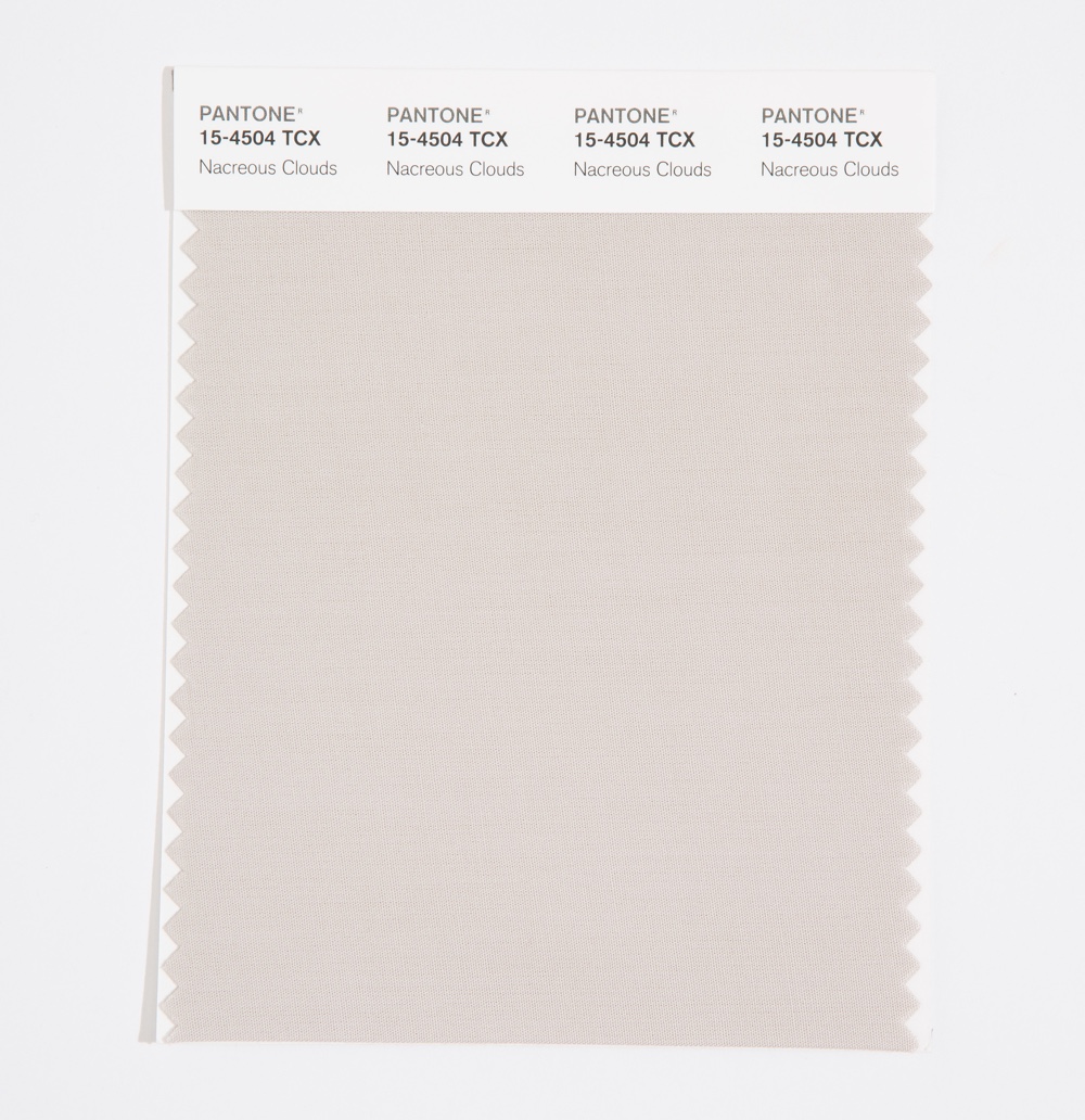 Pantone Cotton Swatch 15-4504 Nacreous Clouds