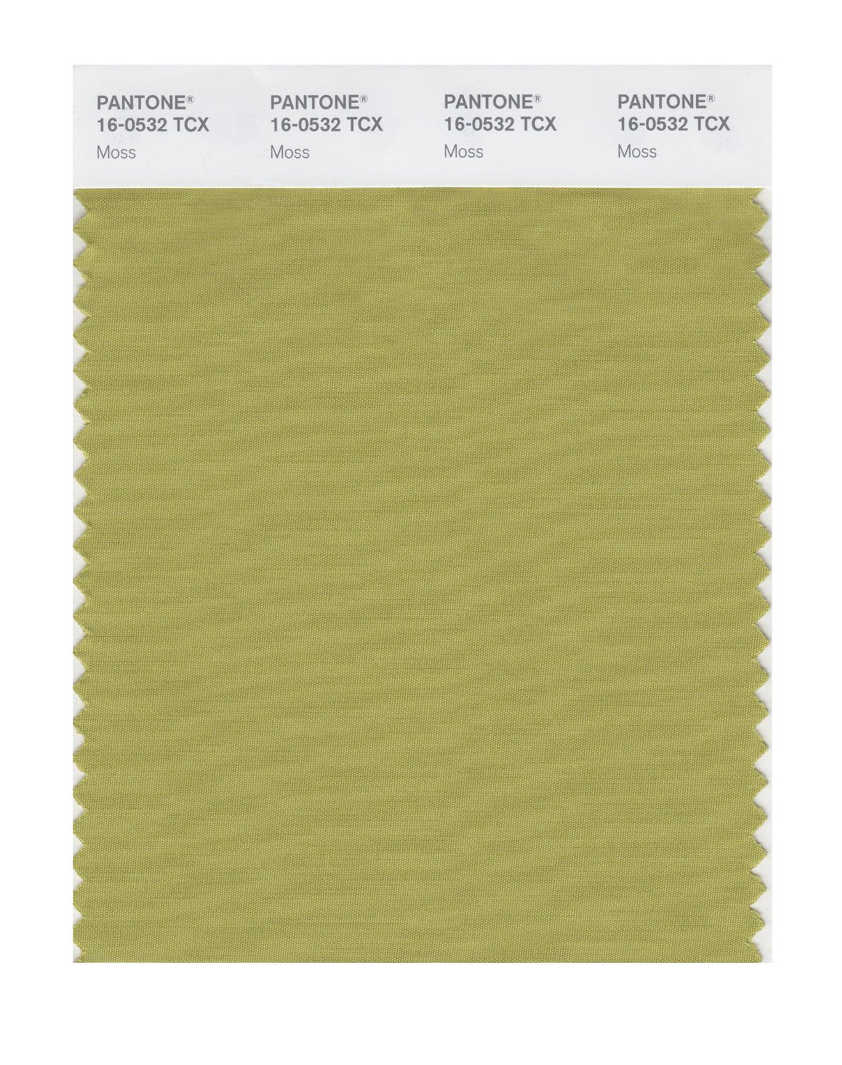 Pantone Cotton Swatch 16-0532 Moss