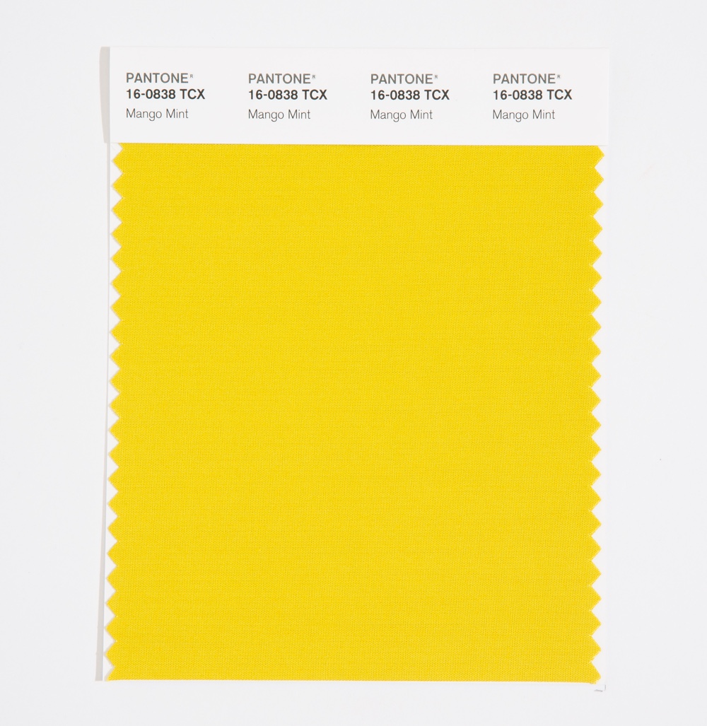 Pantone Cotton Swatch 16-0838 Mango Mint