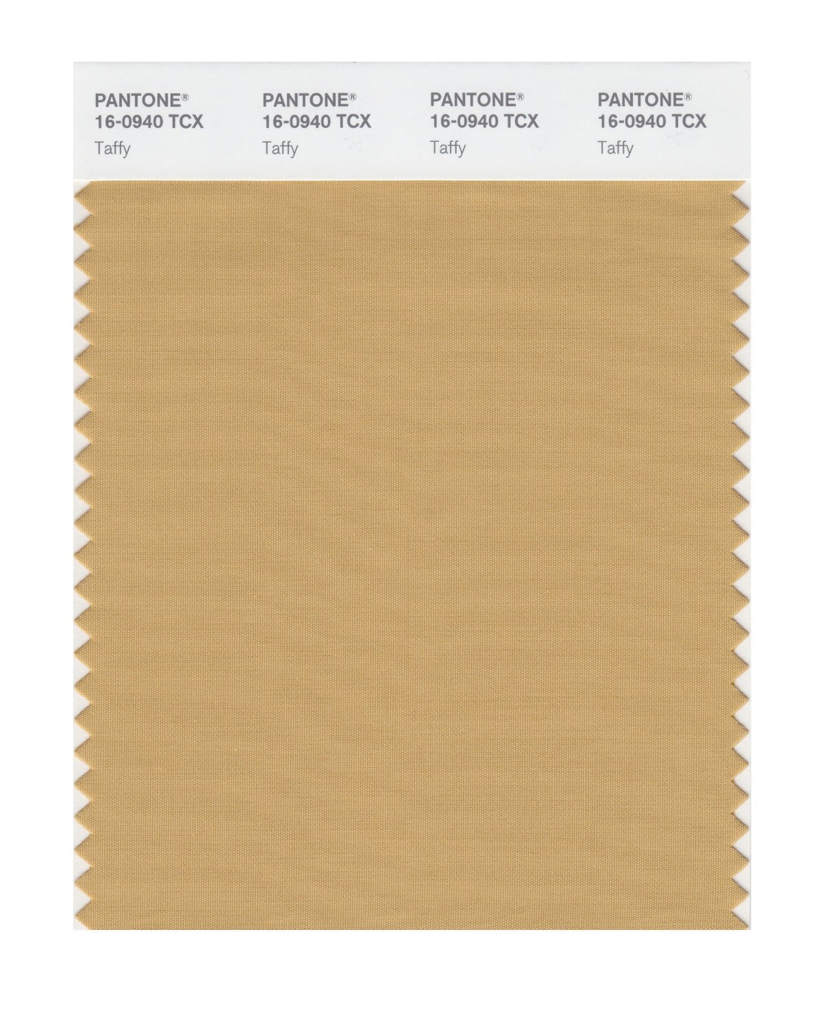 Pantone Cotton Swatch 16-0940 Taffy