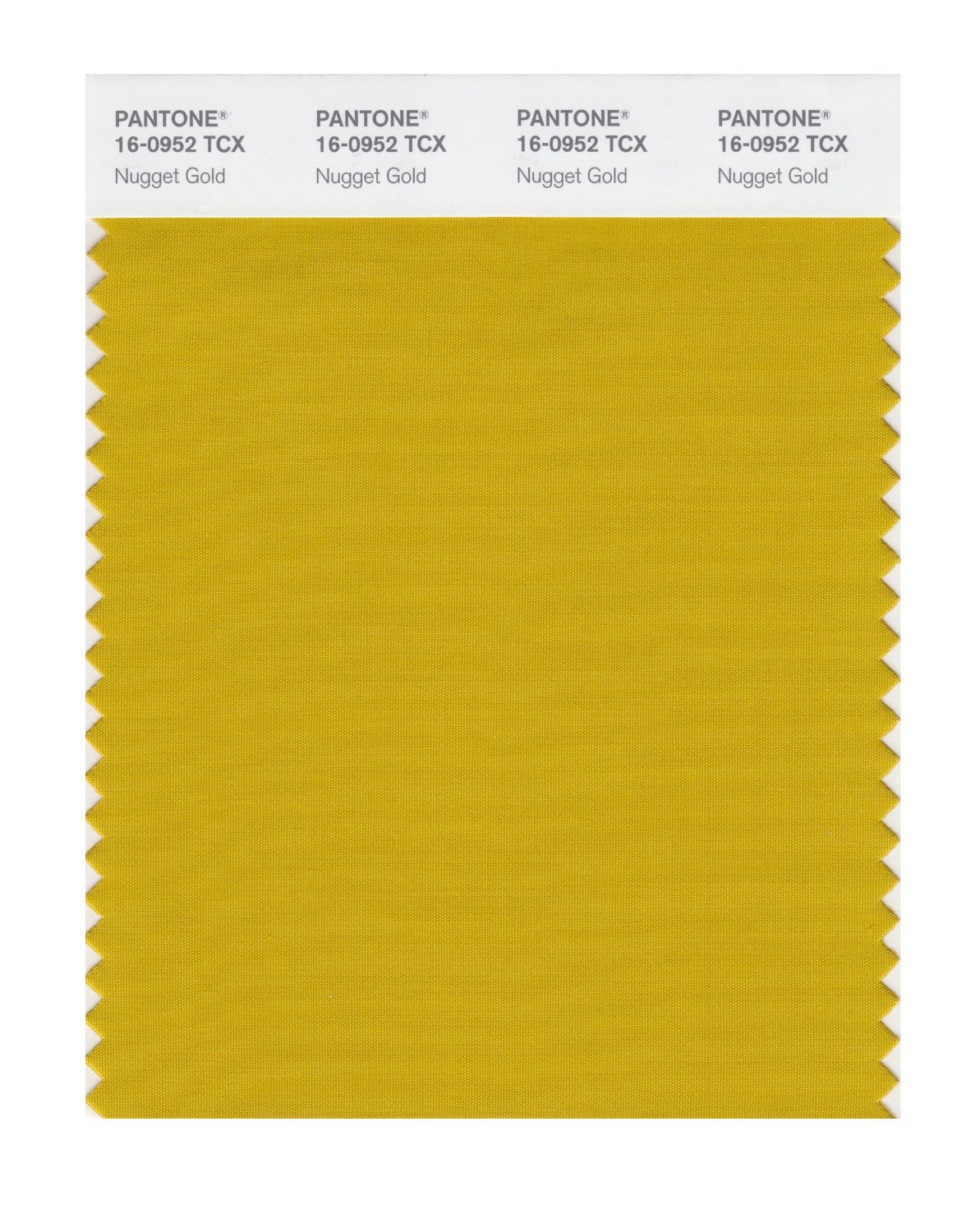 Pantone Cotton Swatch 16-0952 Nugget Gold