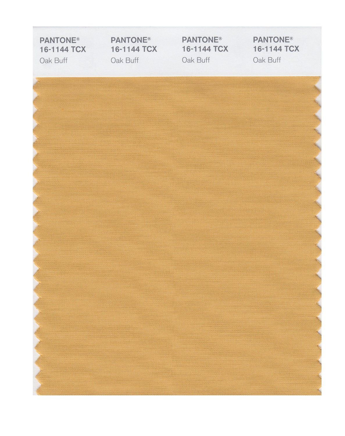 Pantone Cotton Swatch 16-1144 Oak Buff