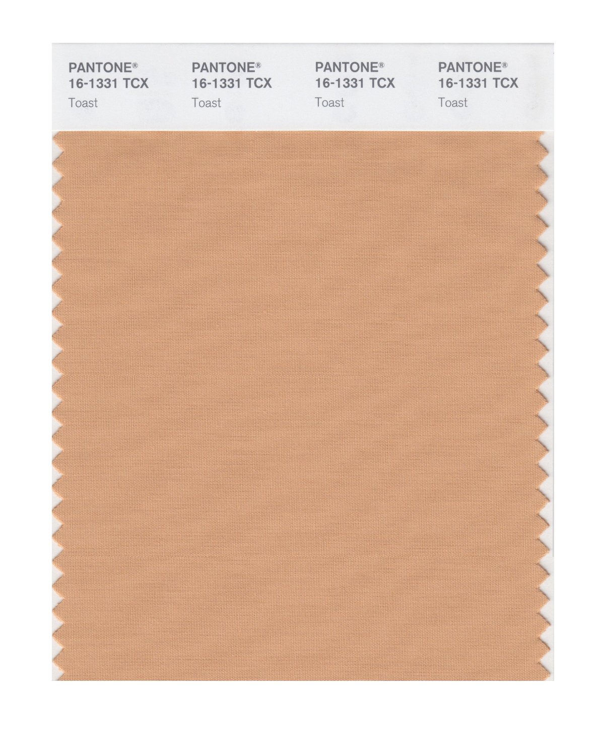 Pantone Cotton Swatch 16-1331 Toast