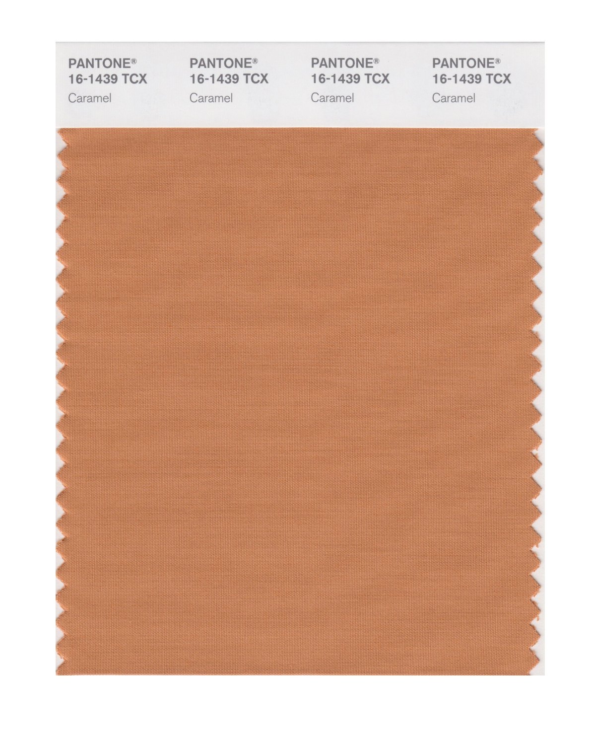 Pantone Cotton Swatch 16-1439 Caramel