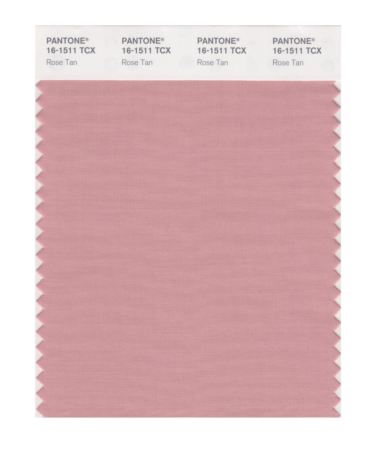 Pantone Cotton Swatch 16-1511 Rose Tan