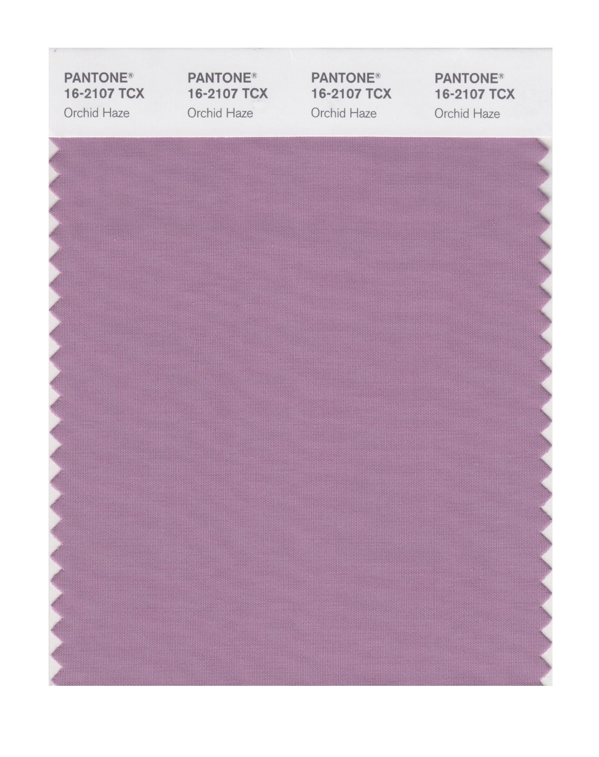 Pantone Cotton Swatch 16-2107 Orchid Haze