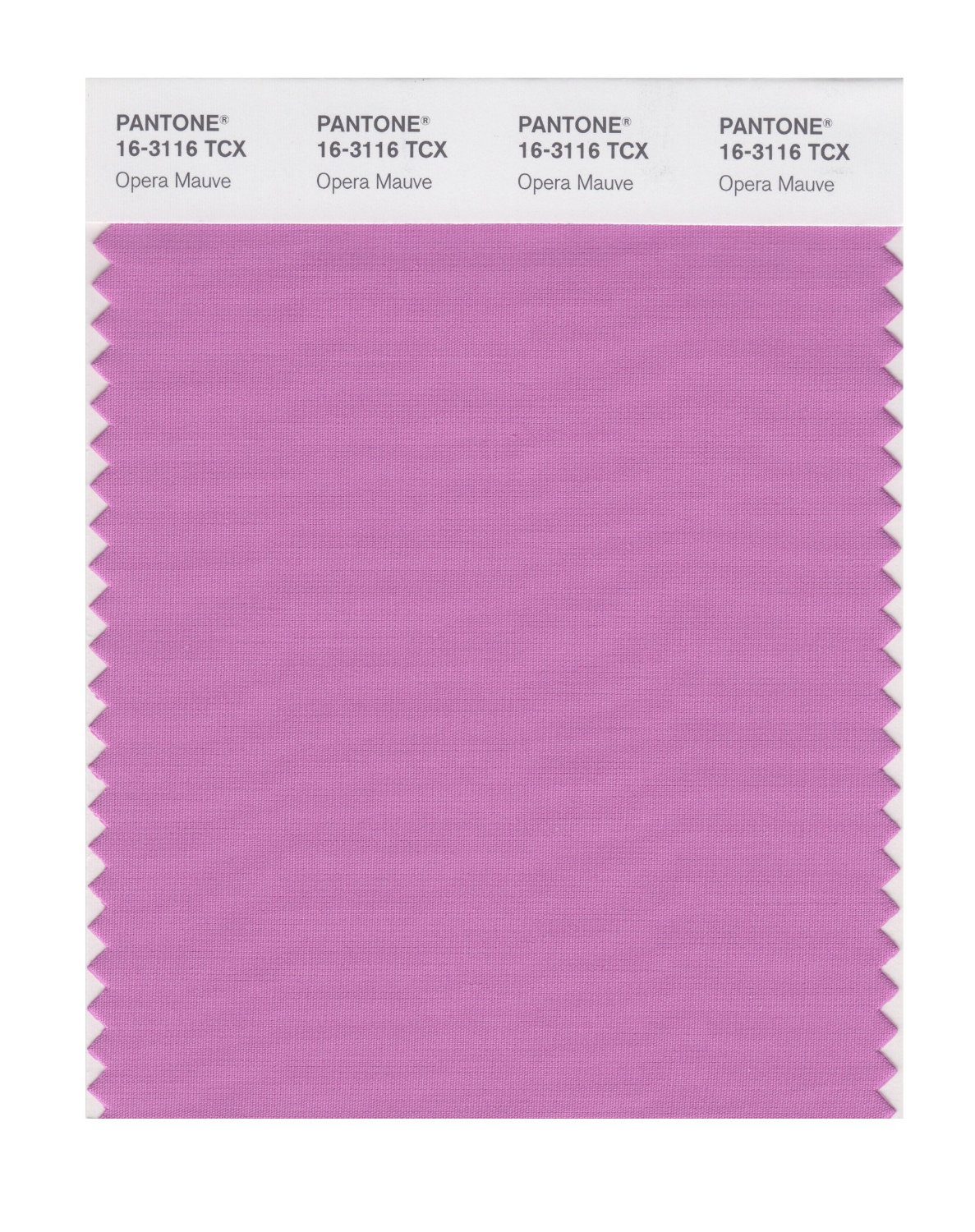 Pantone Cotton Swatch 16-3116 Opera Mauve