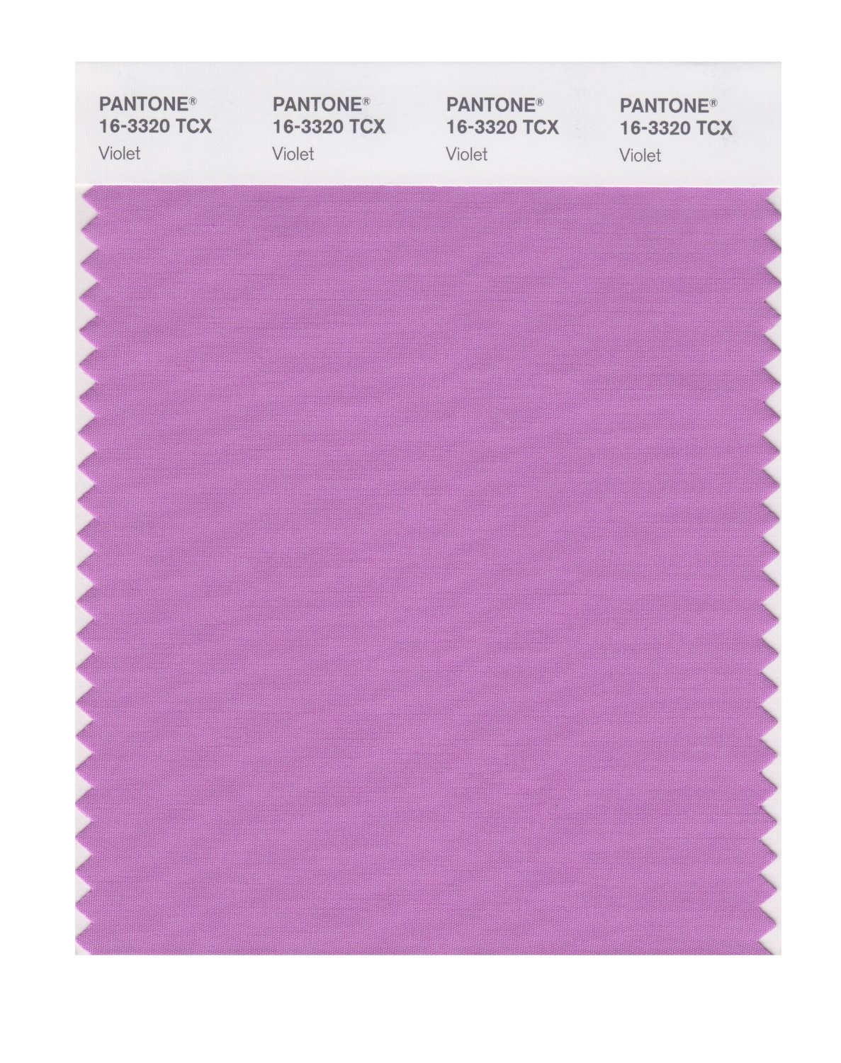 Pantone Cotton Swatch 16-3320 Violet