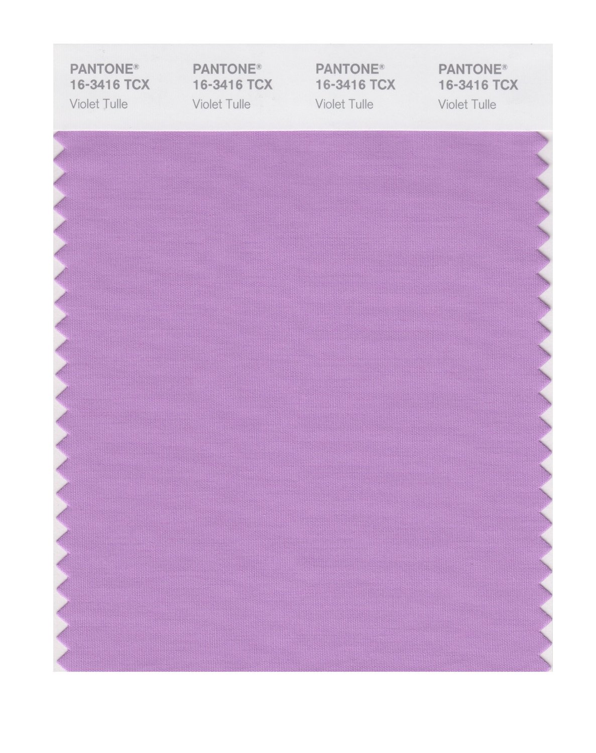 Pantone Cotton Swatch 16-3416 Violet Toule