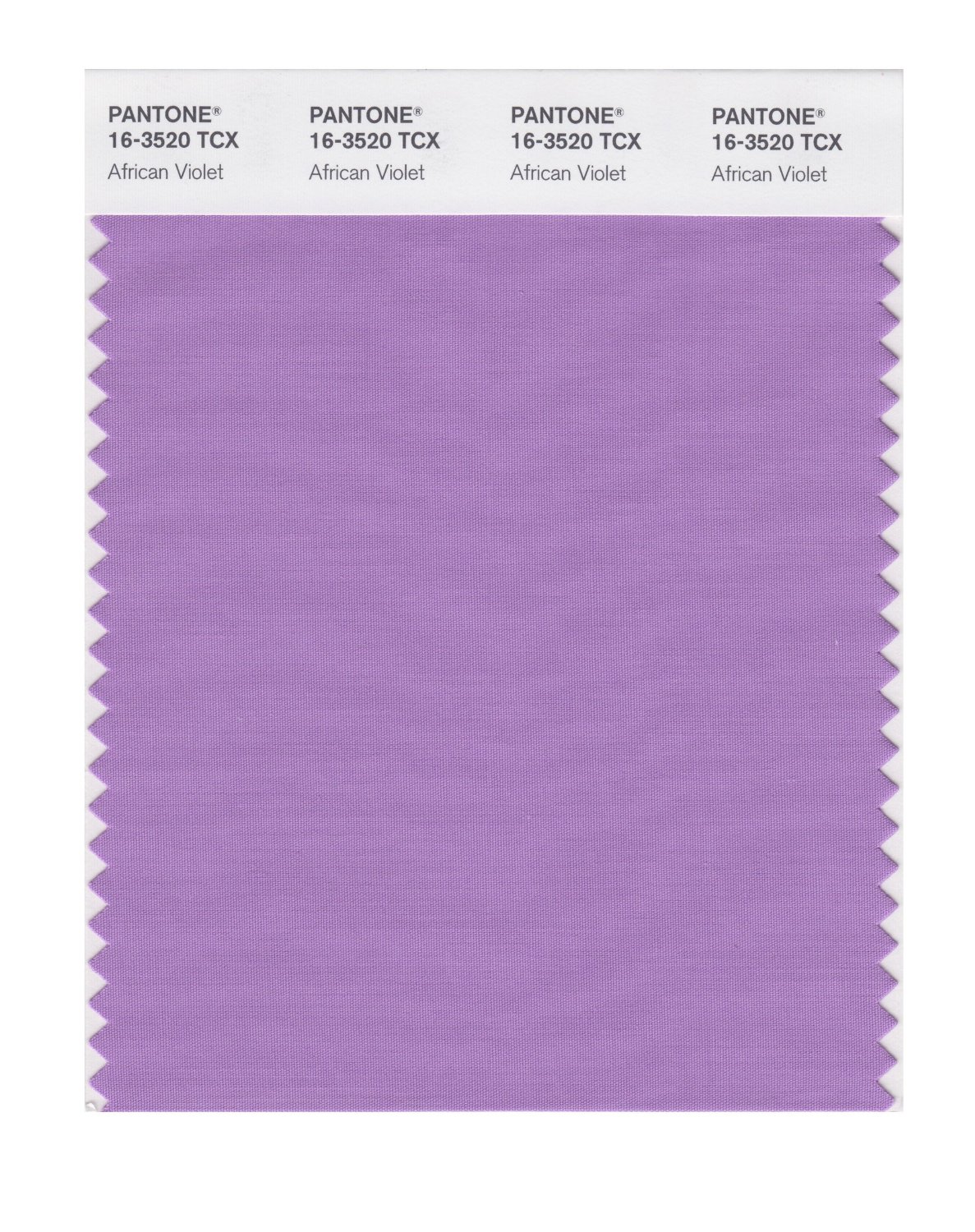 Pantone Cotton Swatch 16-3520 African Violet