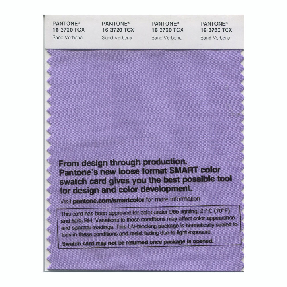 Pantone Cotton Swatch 16-3720 Sand Verbena