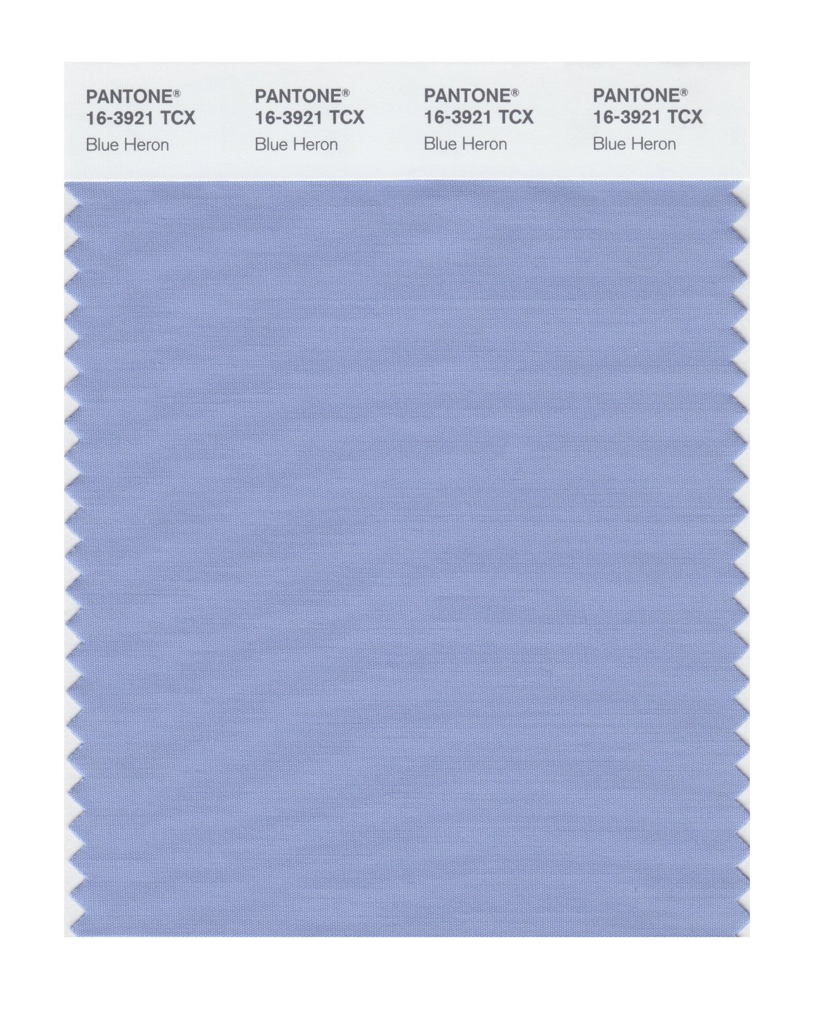 Pantone Cotton Swatch 16-3921 Blue Heron