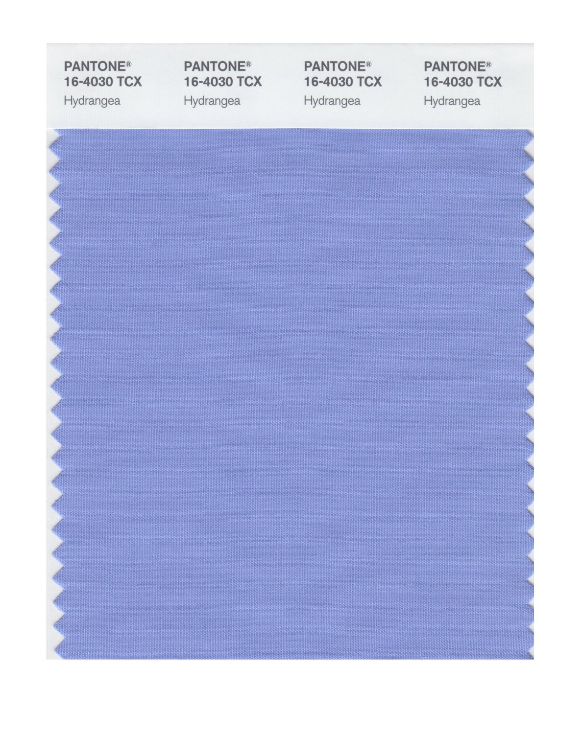 Pantone Cotton Swatch 16-4030 Hydrangea