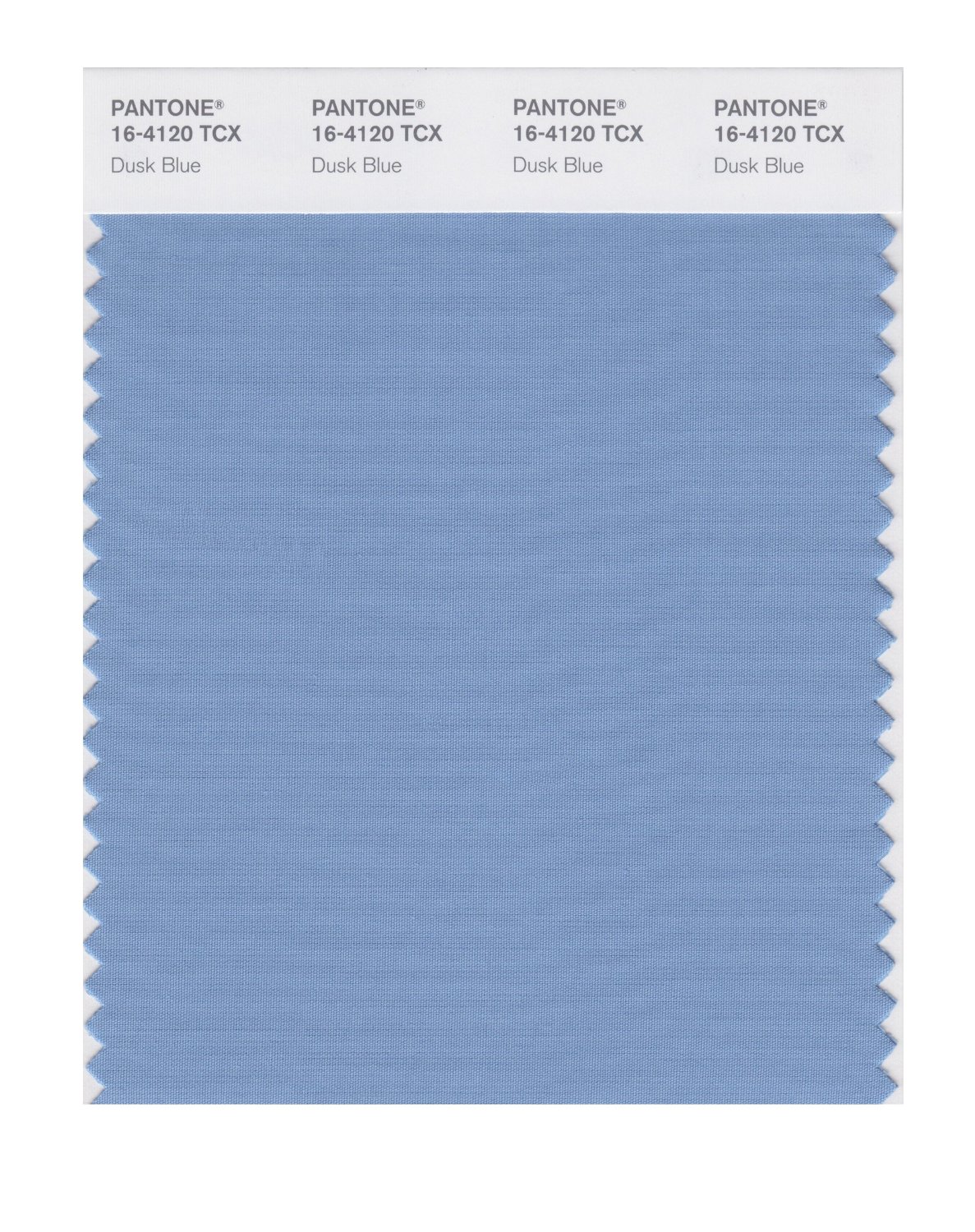 Pantone Cotton Swatch 16-4120 Dusk Blue
