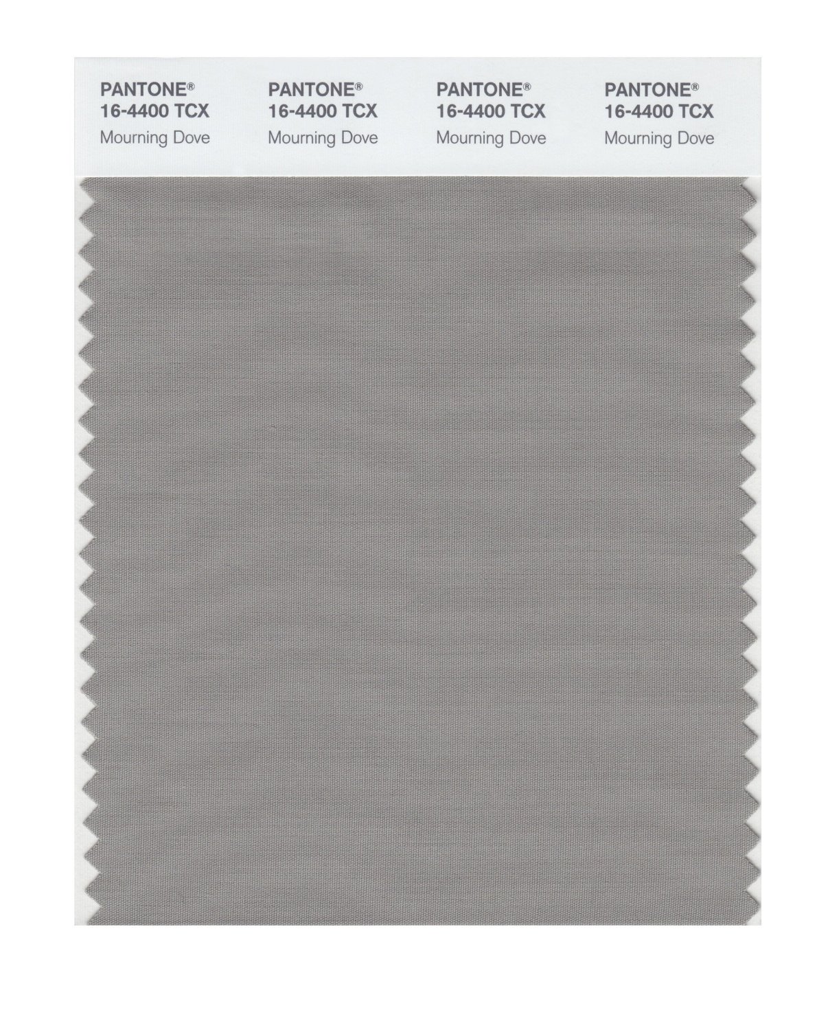 Pantone Cotton Swatch 16-4400 Mourning Dove