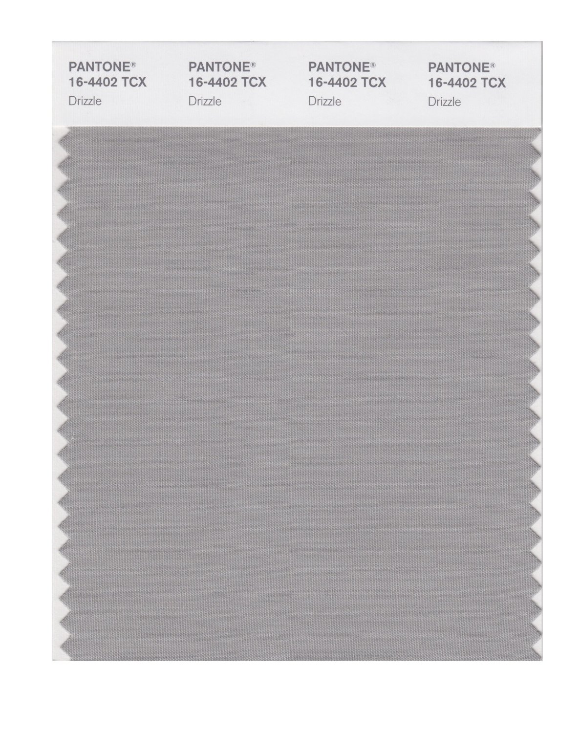 Pantone Cotton Swatch 16-4402 Drizzle