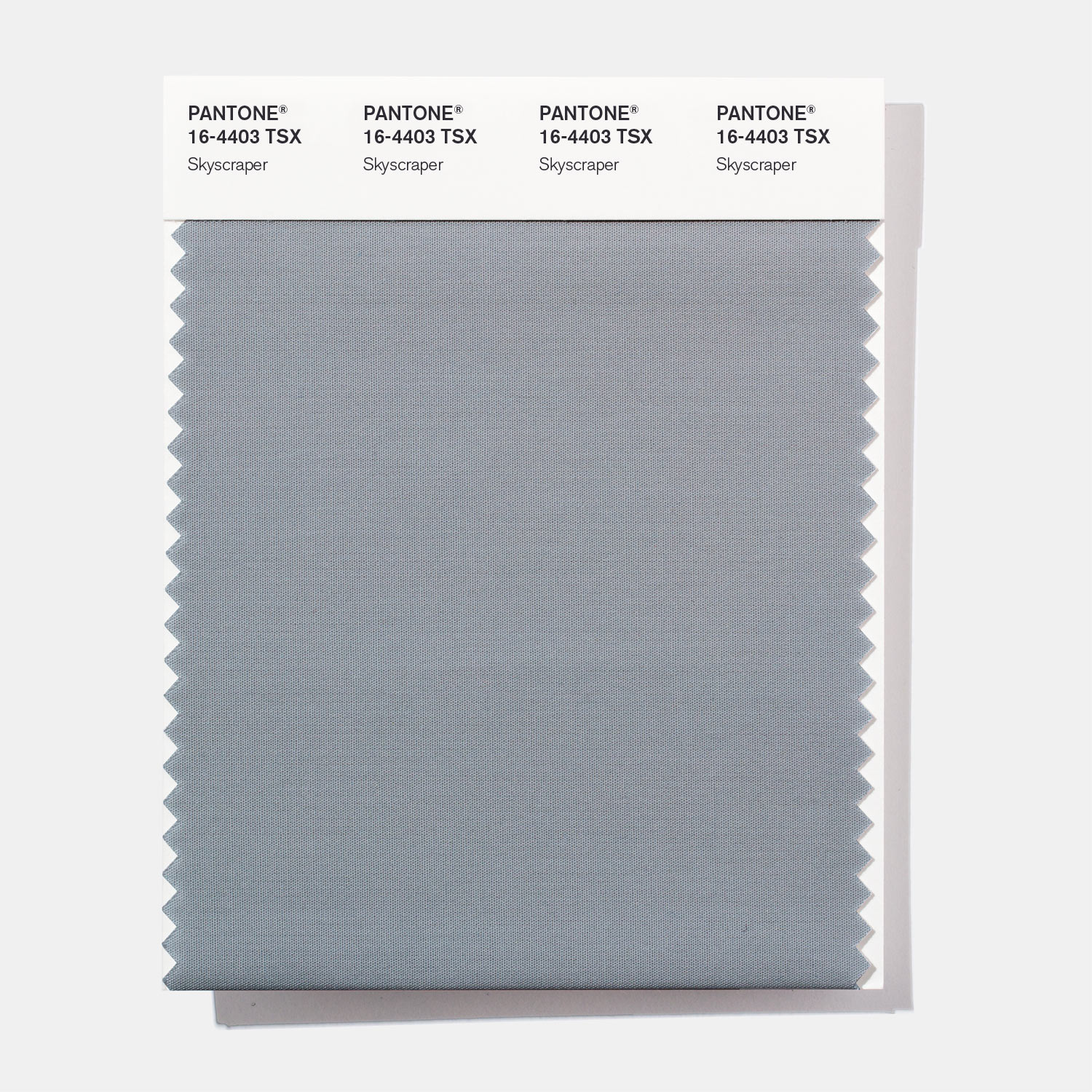 Pantone Polyester Swatch 16-4403 Skyscraper