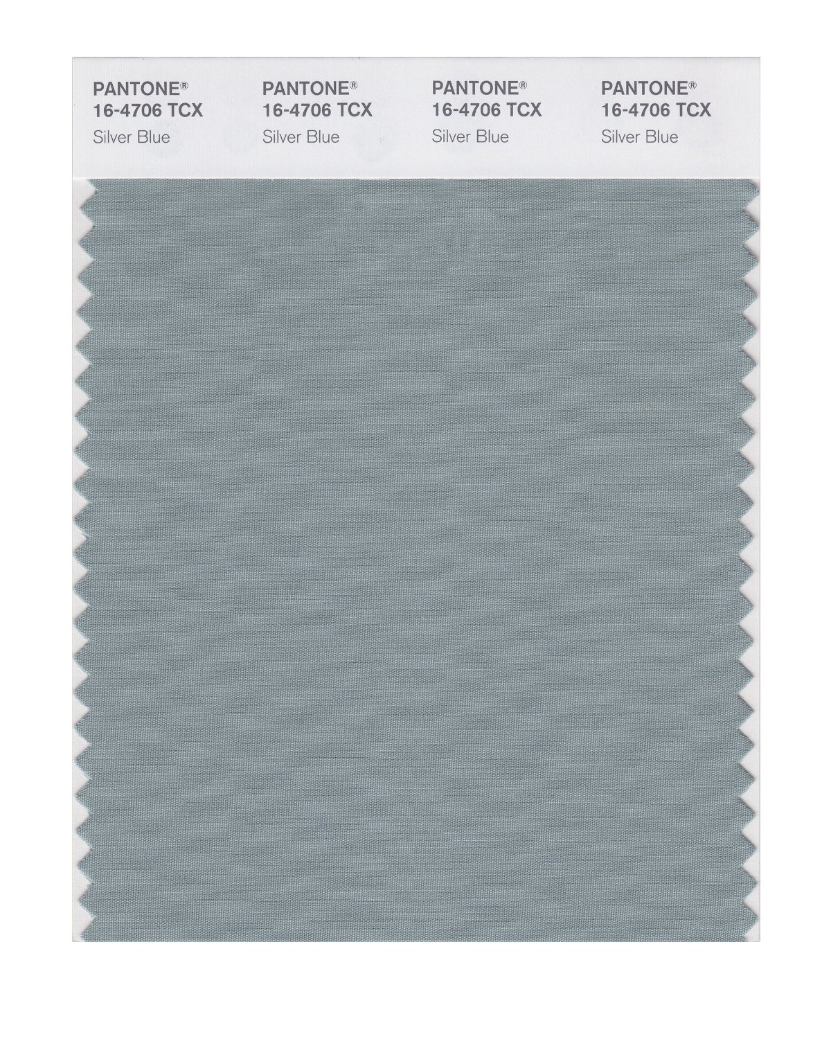 Pantone Cotton Swatch 16-4706 Silver Blue