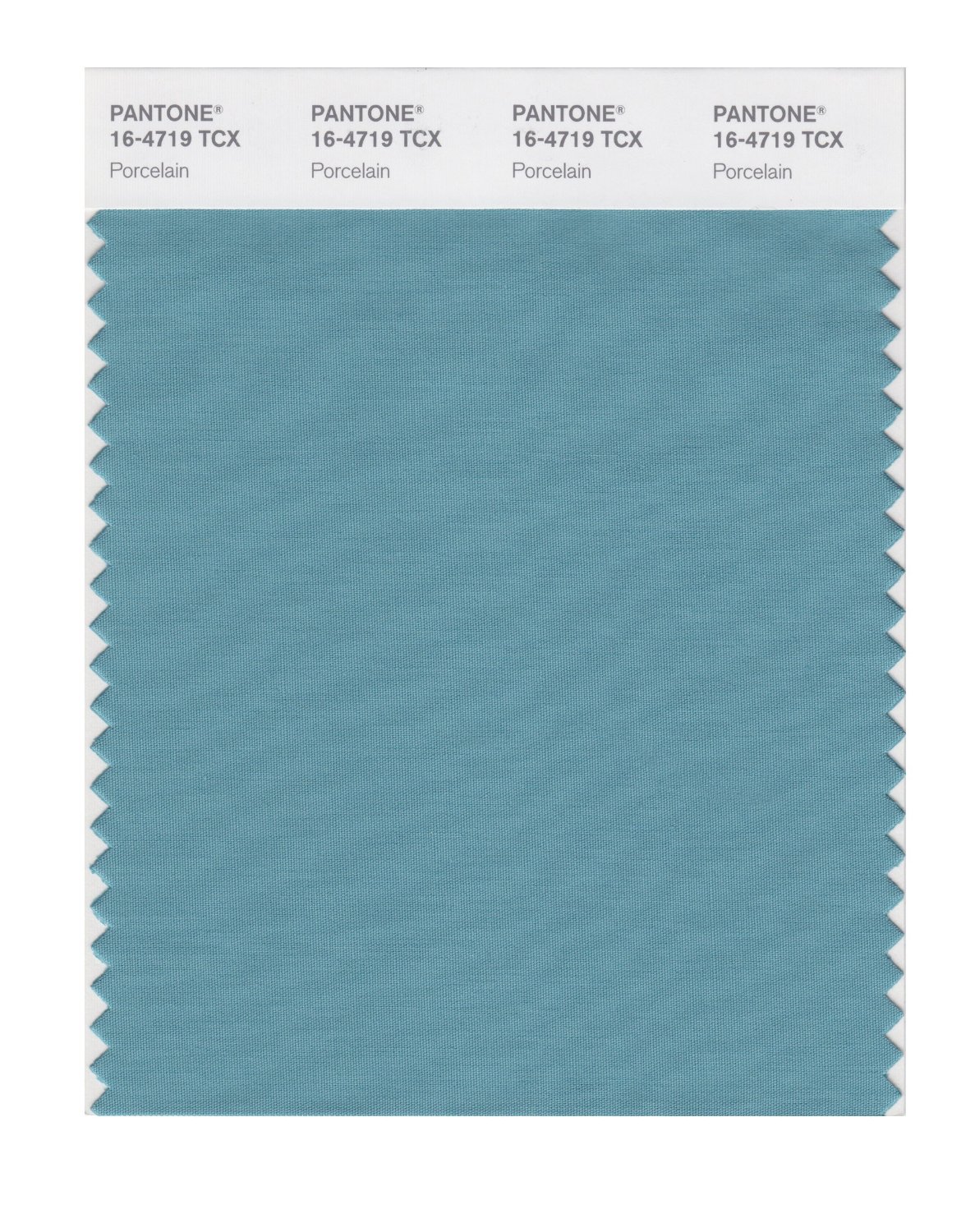 Pantone Cotton Swatch 16-4719 Porcelain