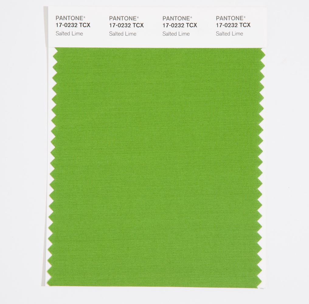 Pantone Cotton Swatch 17-0232 Salted Lime