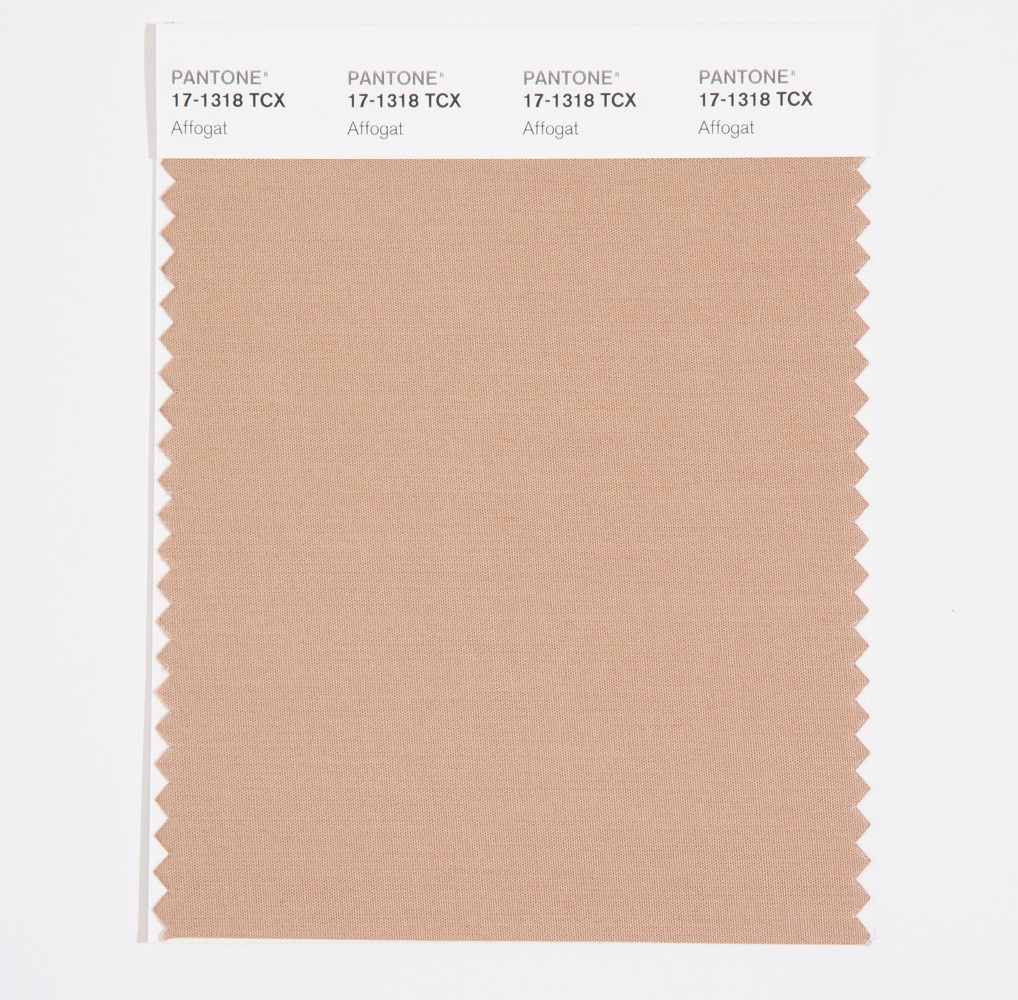 Pantone Cotton Swatch 17-1318 Affogat