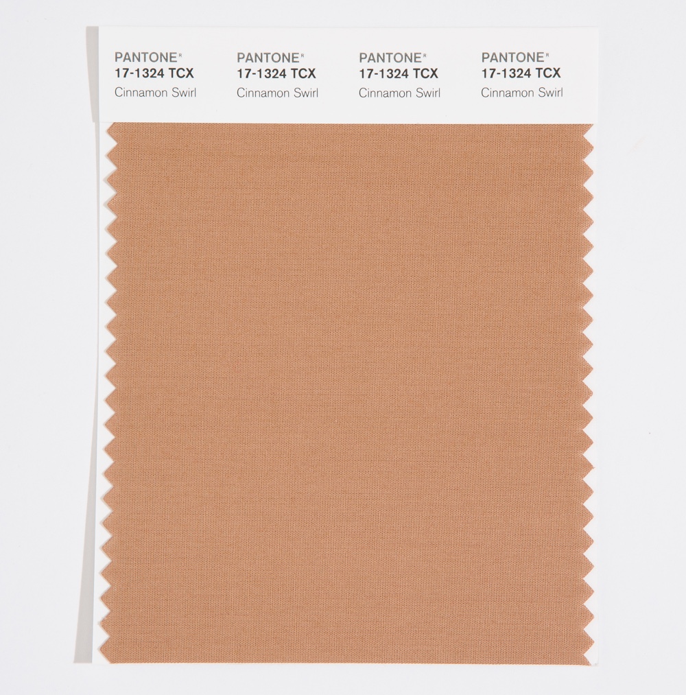 Pantone Cotton Swatch 17-1324 Cinnamon Swirl