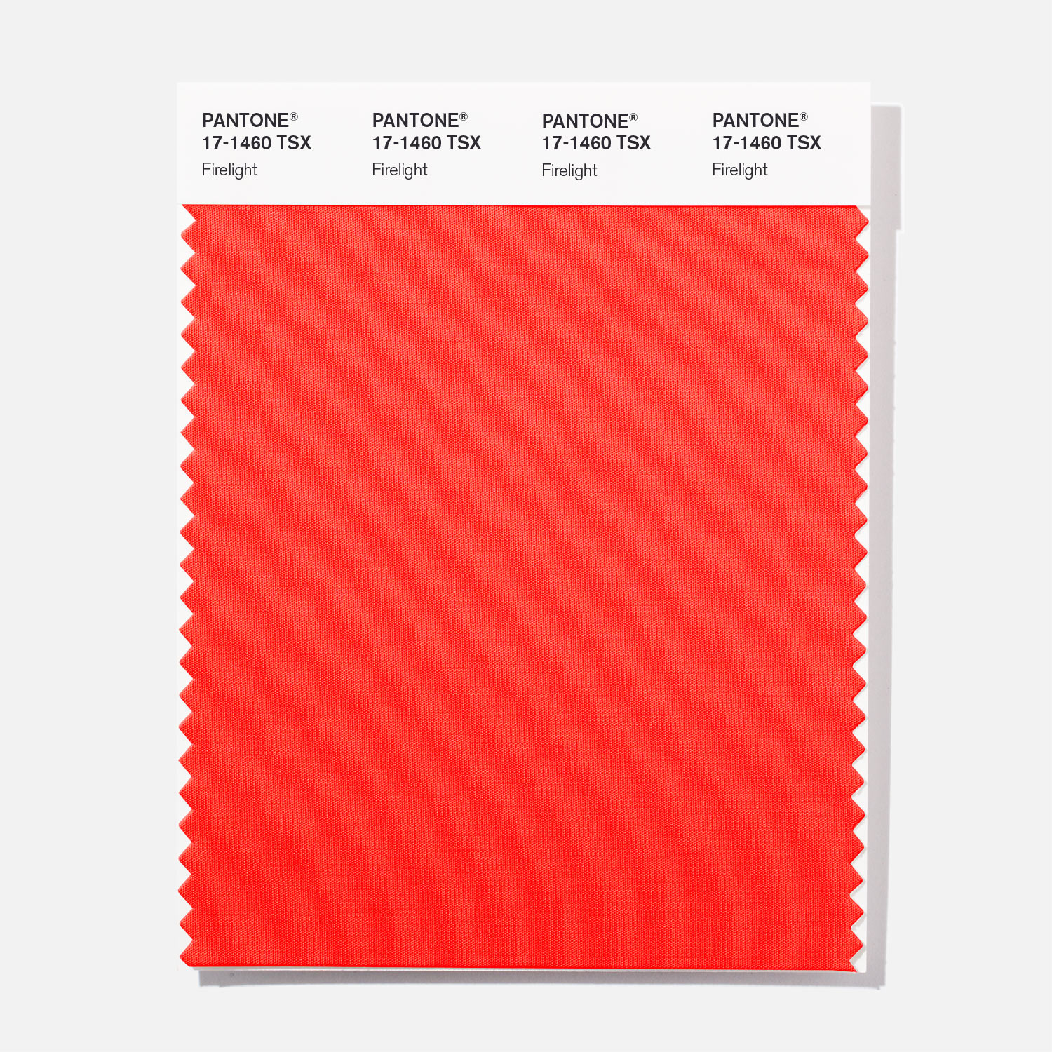 Pantone Polyester Swatch 17-1460 Firelight