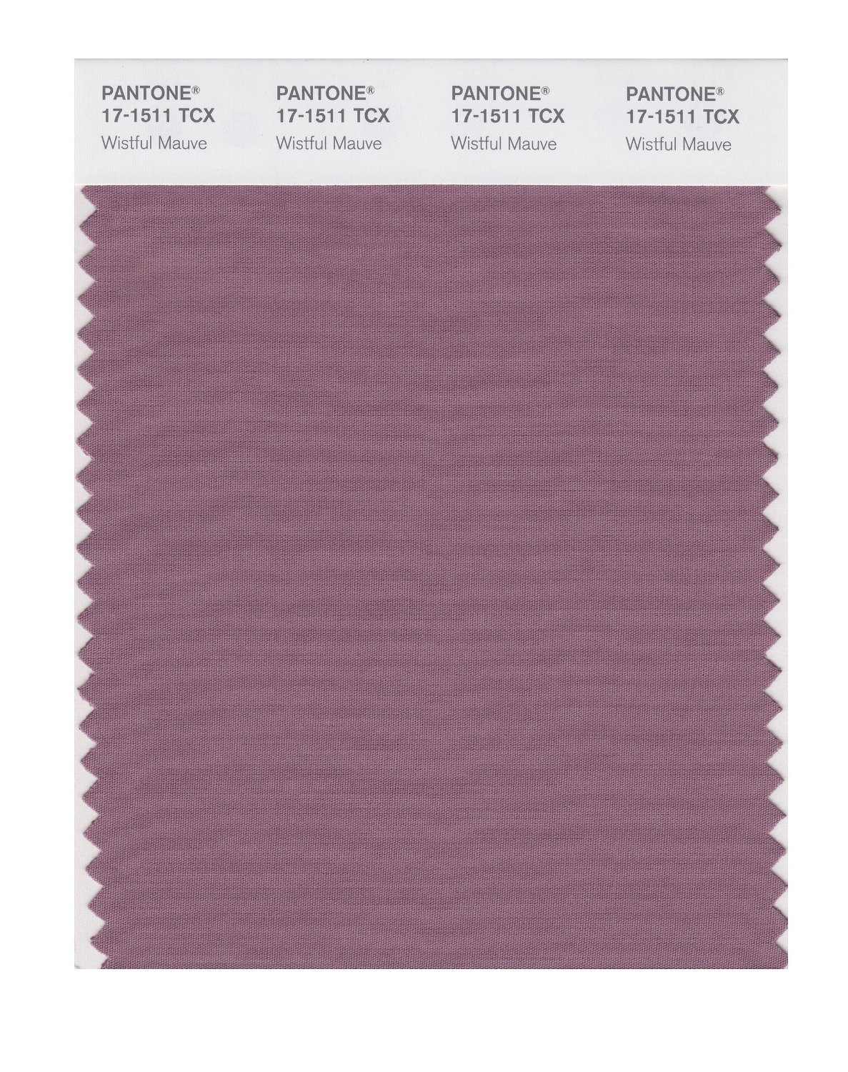 Pantone Cotton Swatch 17-1511 Wistful Mauve