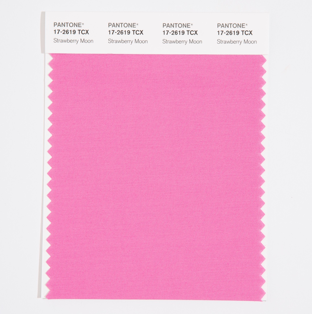 Pantone Cotton Swatch 17-2619 Strawberry Moon