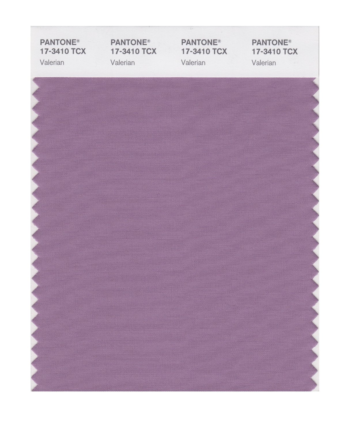 Pantone Cotton Swatch 17-3410 Valerian