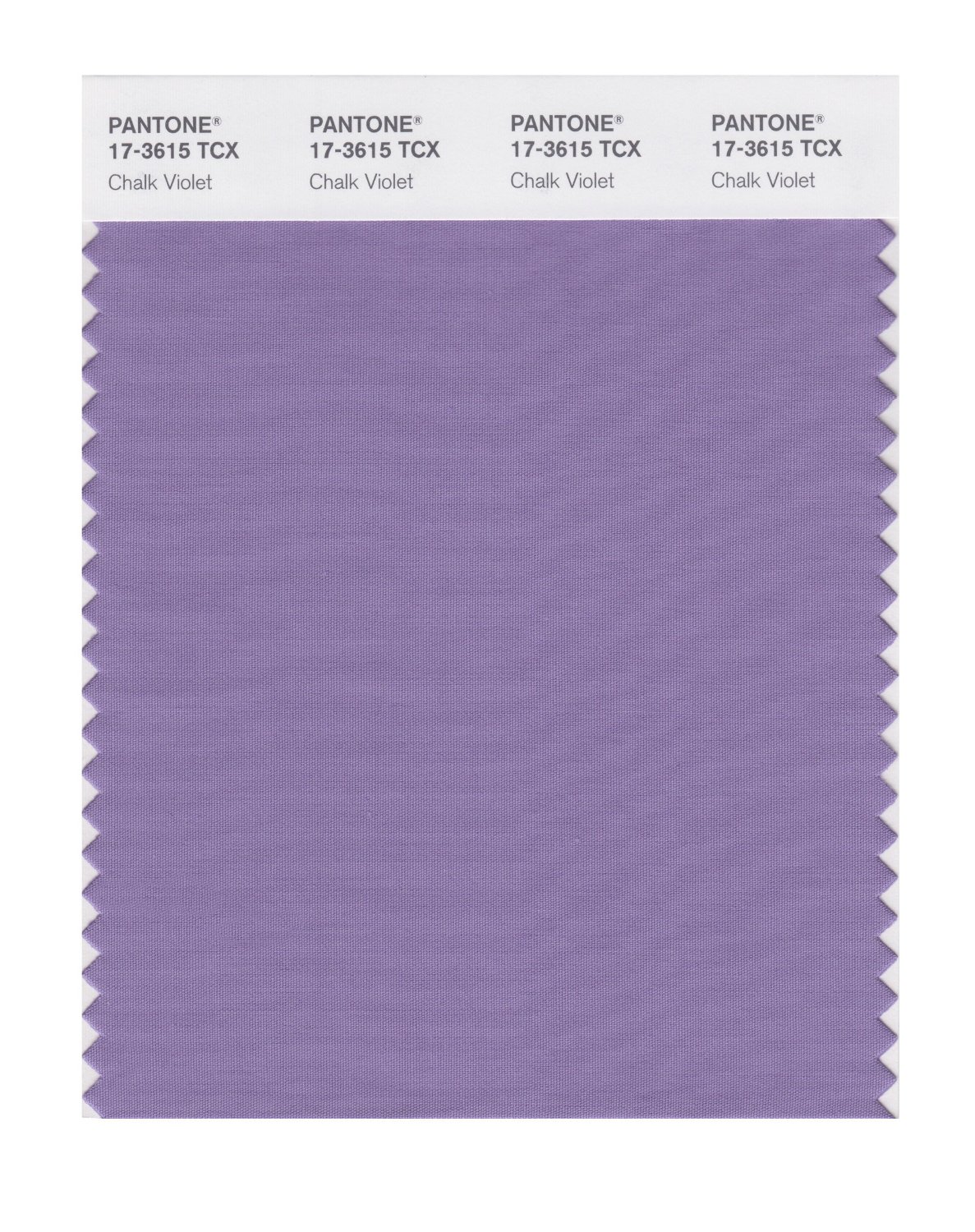 Pantone Cotton Swatch 17-3615 Chalk Violet