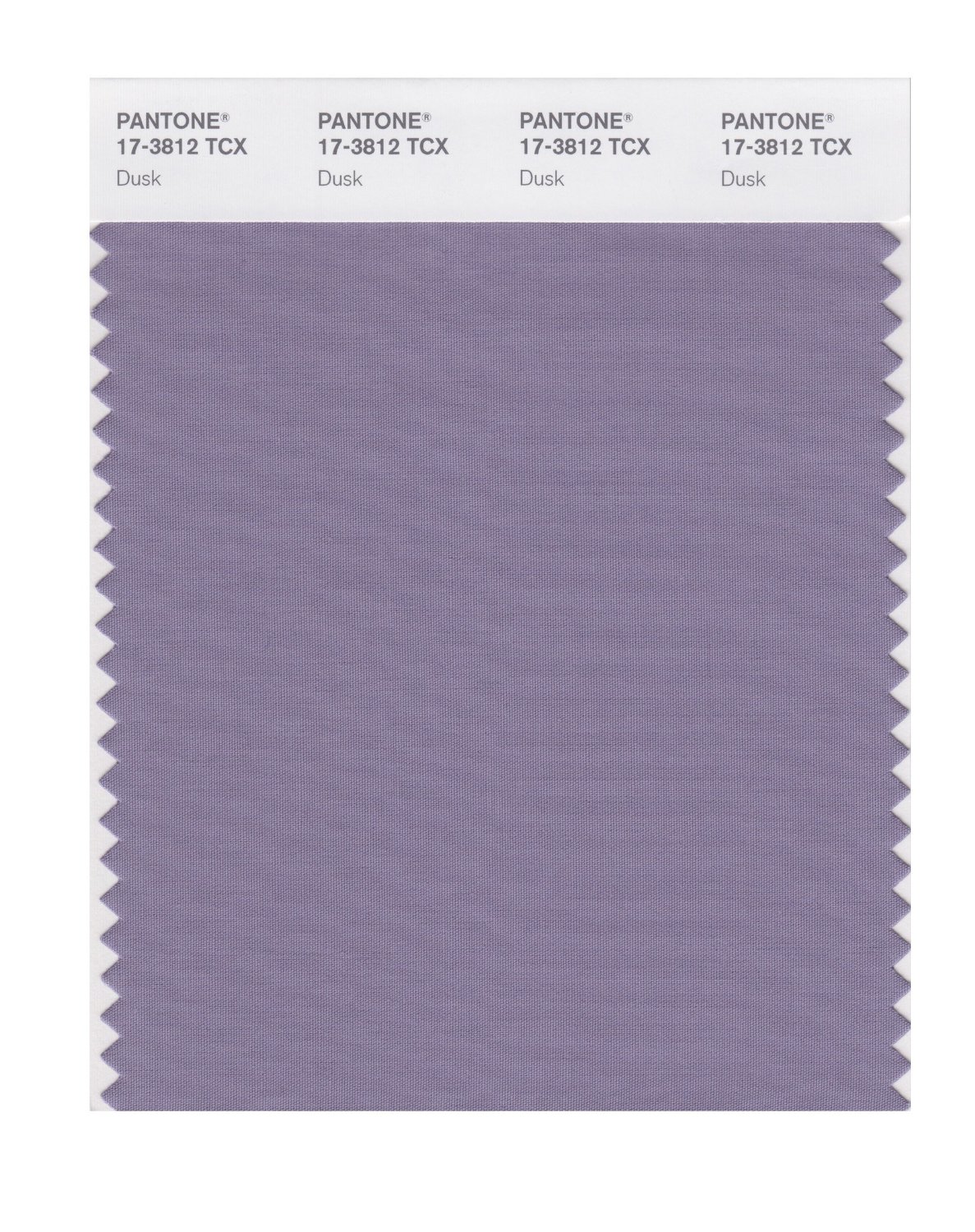 Pantone Cotton Swatch 17-3812 Dusk