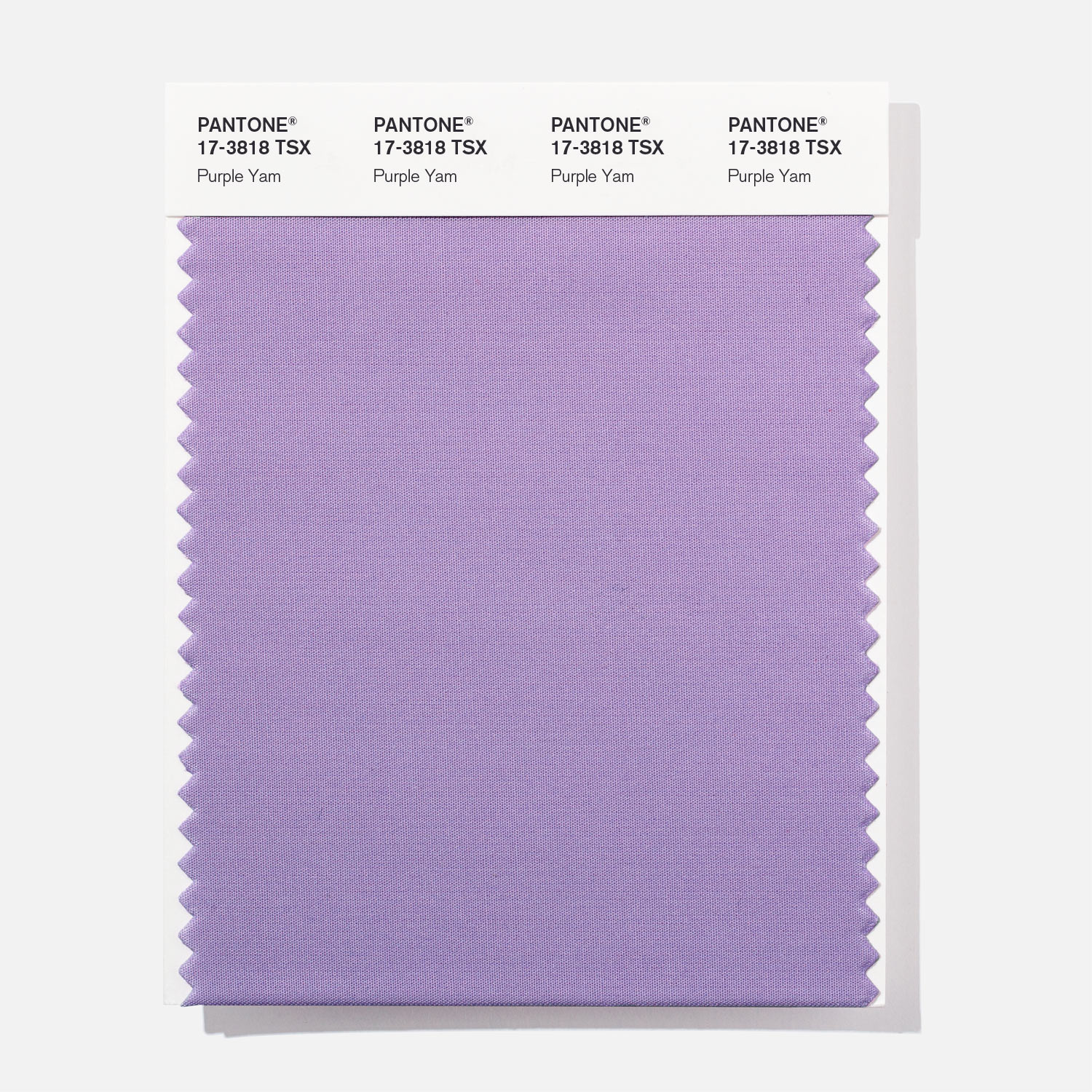 Pantone Polyester Swatch 17-3818 Purple Yam