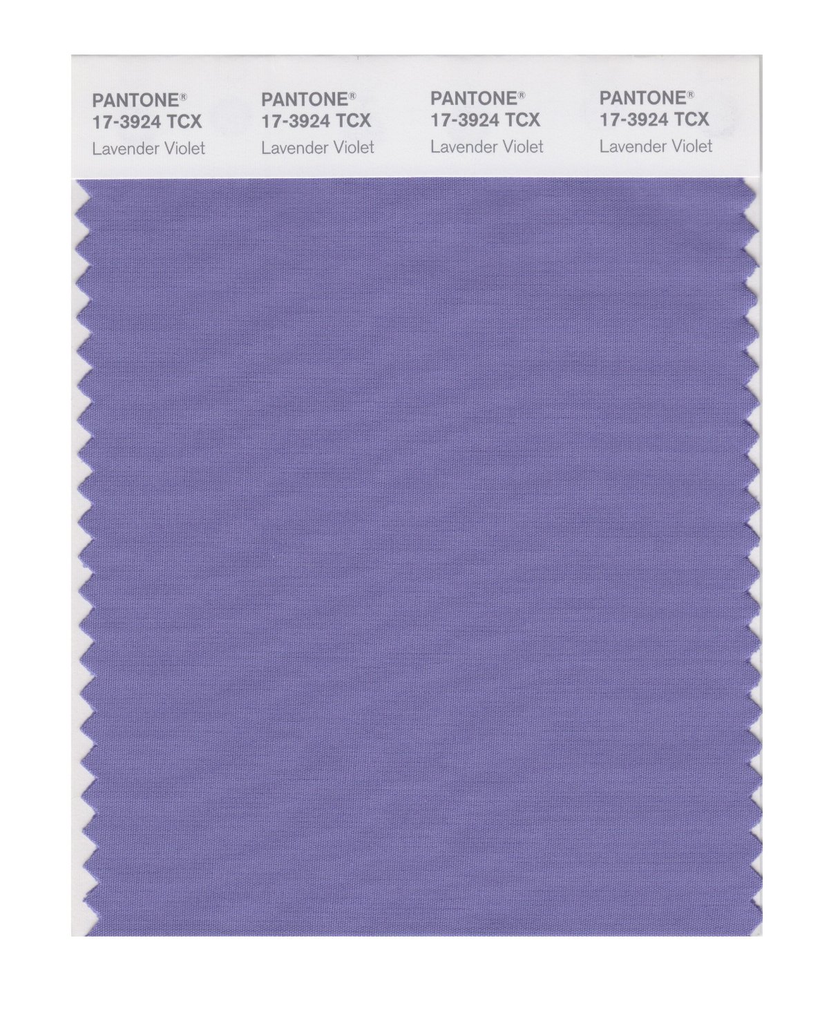 Pantone Cotton Swatch 17-3924 Lavender Violet