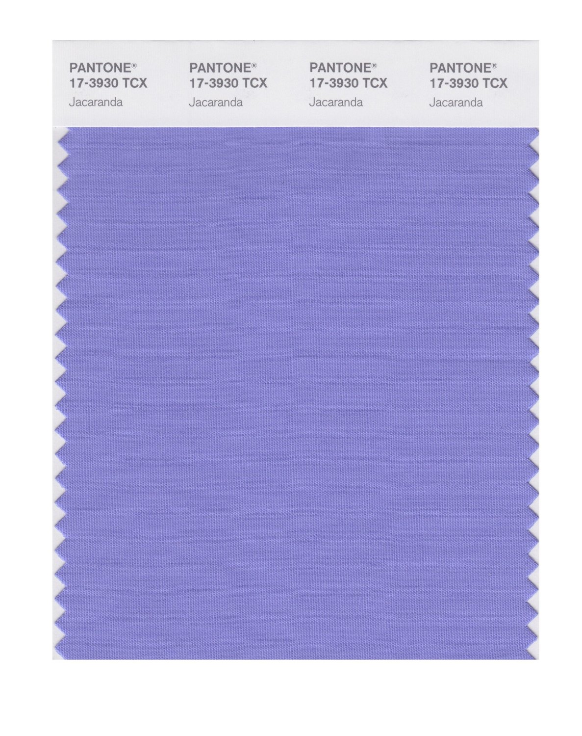 Pantone Cotton Swatch 17-3930 Jacaranda