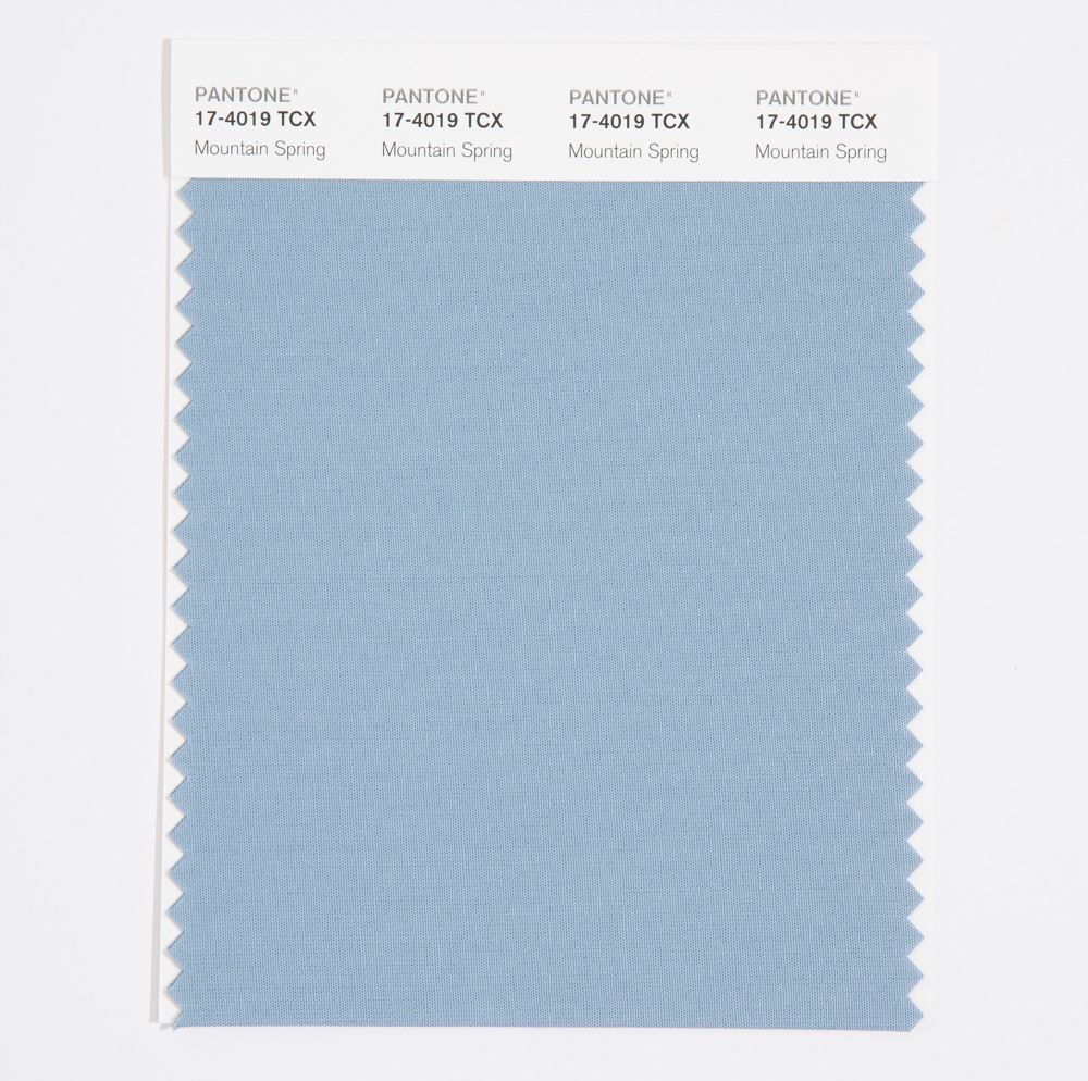 Pantone Cotton Swatch 17-4019 Mountain Spring