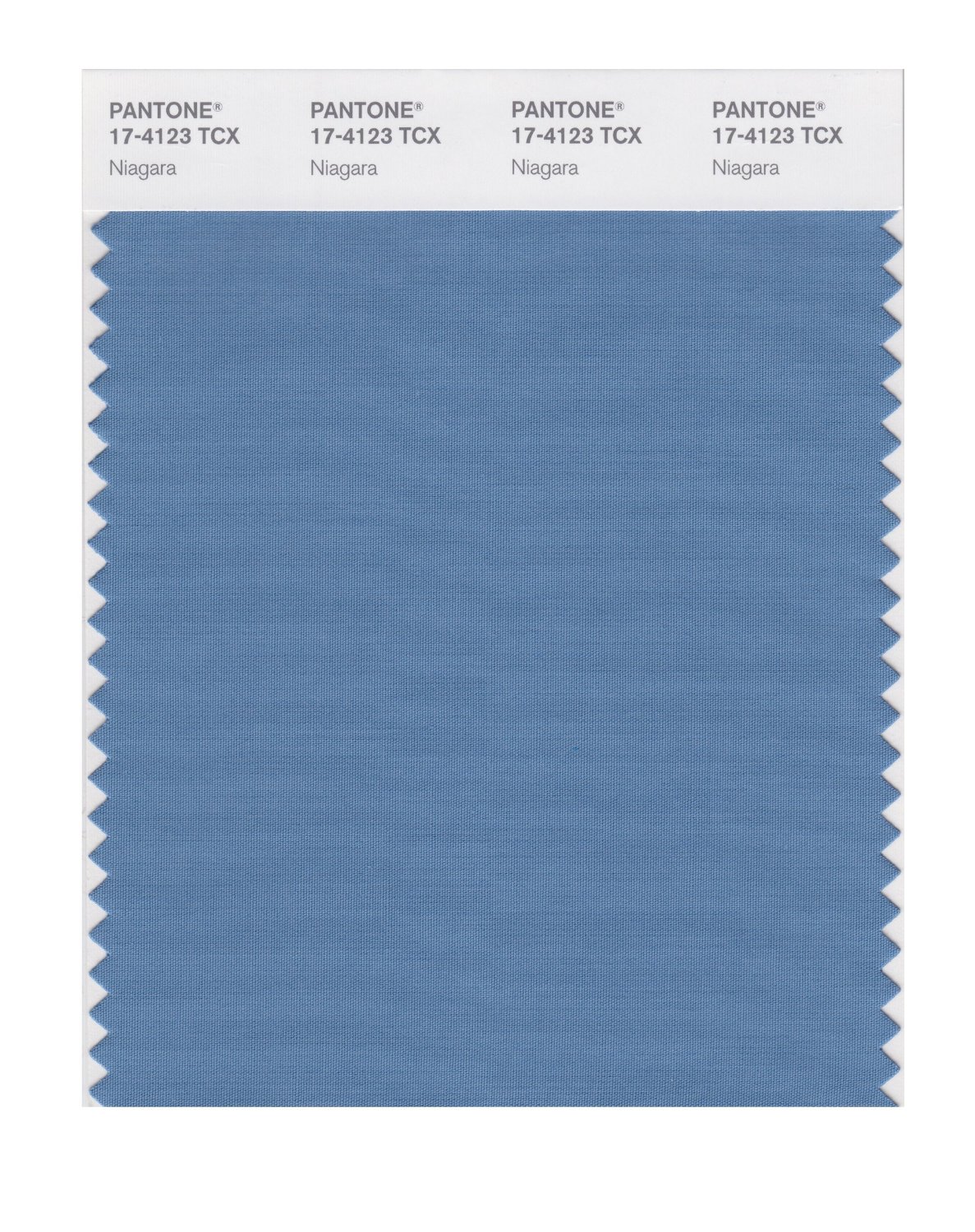 Pantone Cotton Swatch 17-4123 Niagara