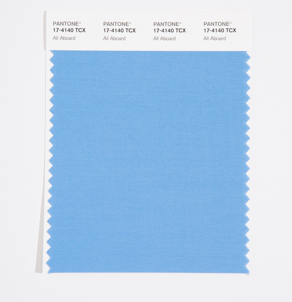 Pantone Cotton Swatch 17-4140 All Aboard