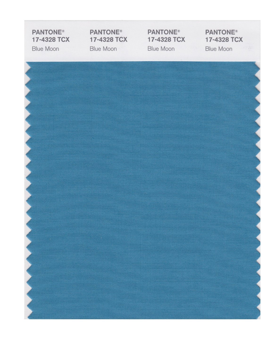 Pantone Cotton Swatch 17-4328 Blue Moon