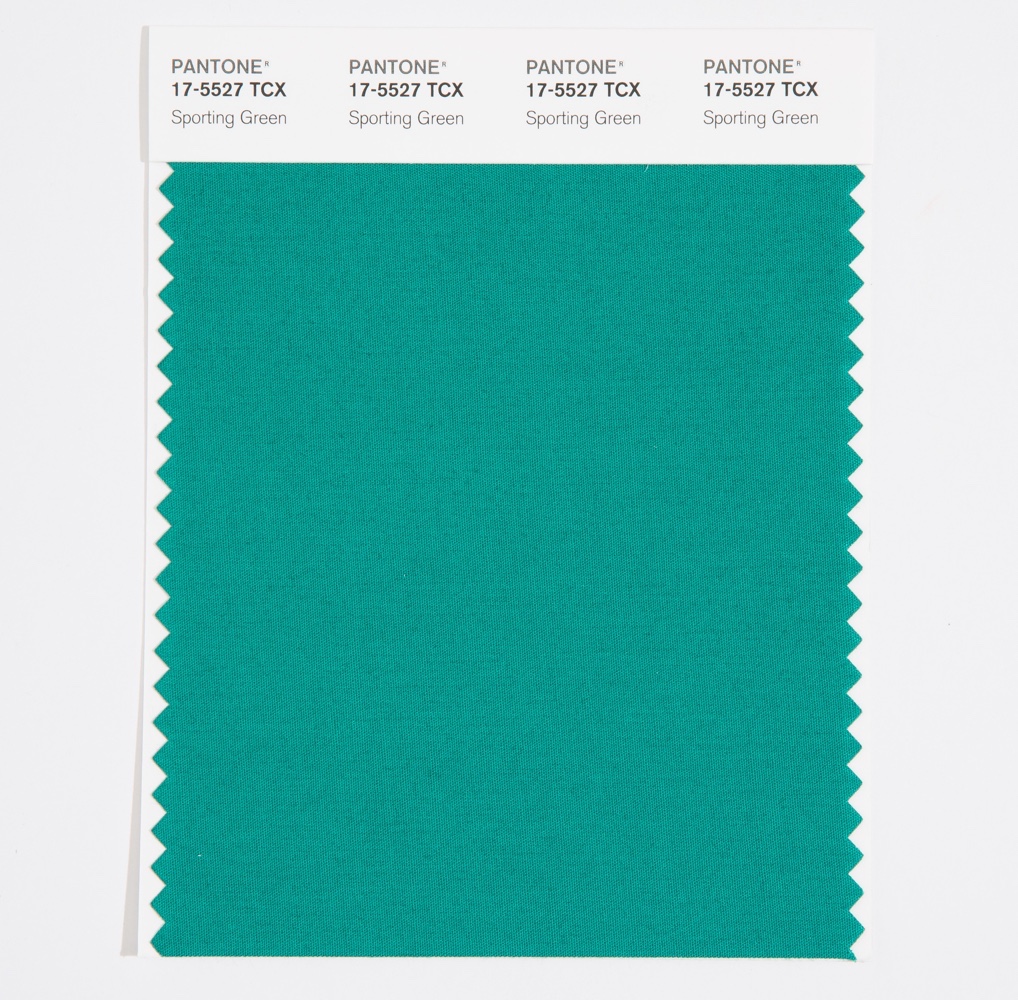 Pantone Cotton Swatch 17-5527 Sporting Green