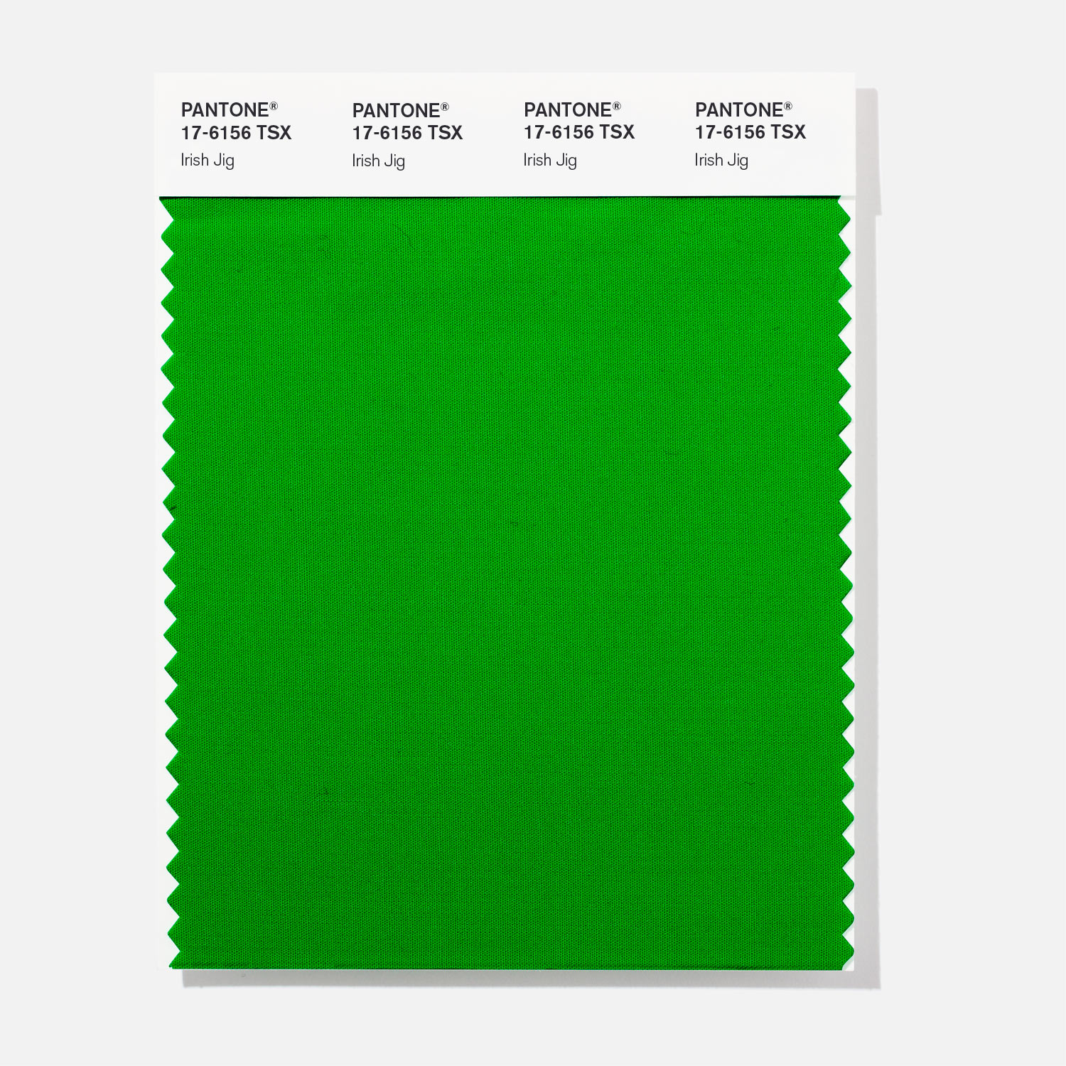 Pantone Polyester Swatch 17-6156 Irish Jig