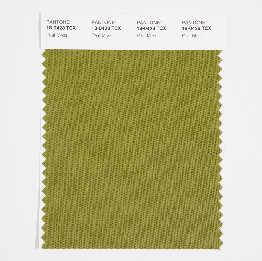 Pantone Cotton Swatch 18-0428 Peat Moss