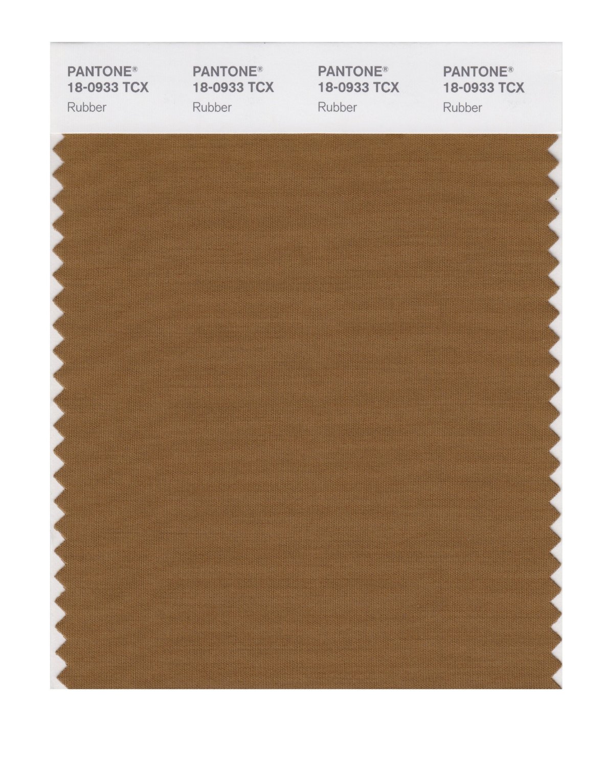 Pantone Cotton Swatch 18-0933 Rubber