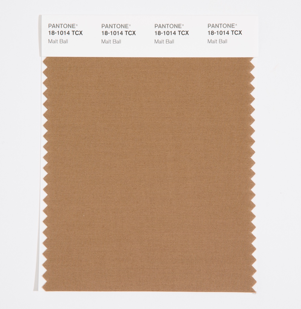 Pantone Cotton Swatch 18-1014 Malt Ball