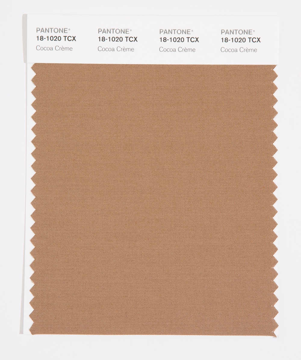 Pantone Cotton Swatch 18-1020 Cocoa Creme