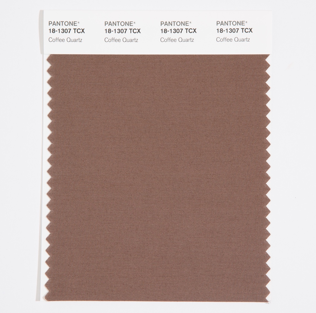 Pantone Cotton Swatch 18-1307 Coffee Quartz