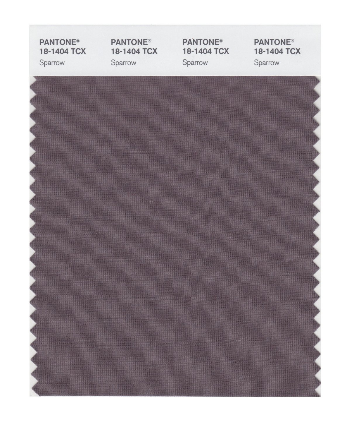 Pantone Cotton Swatch 18-1404 Sparrow