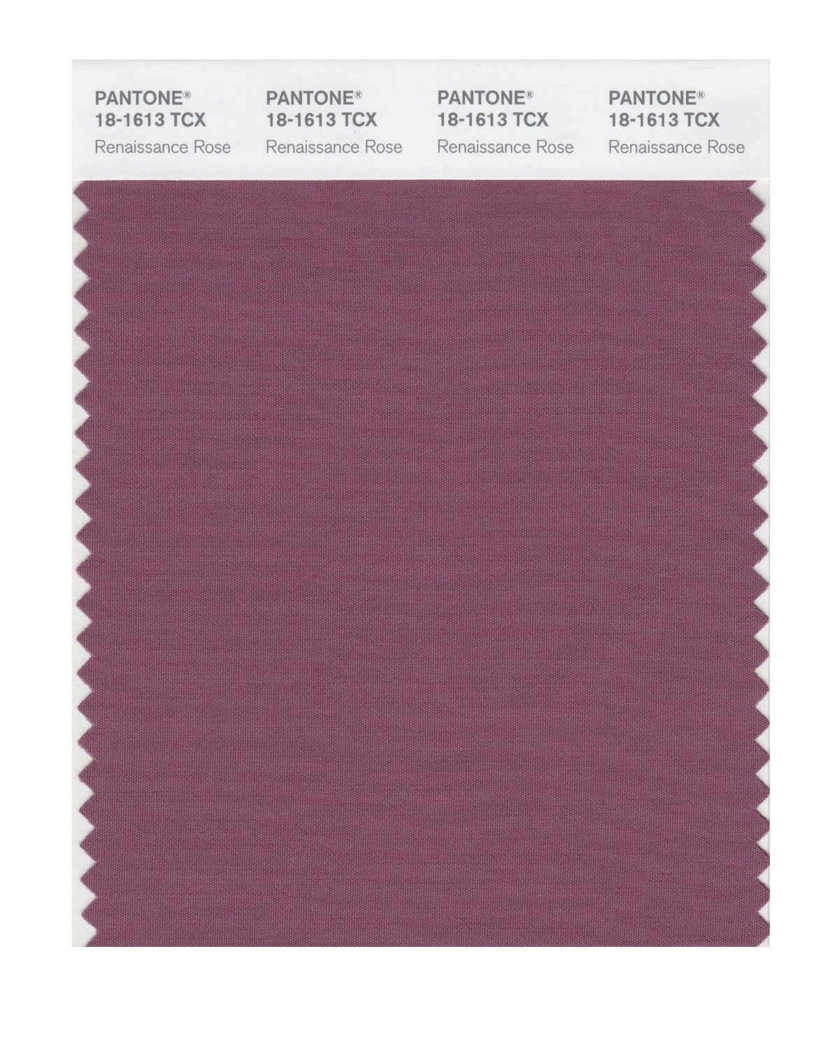 Pantone Cotton Swatch 18-1613 Renaissance Ros