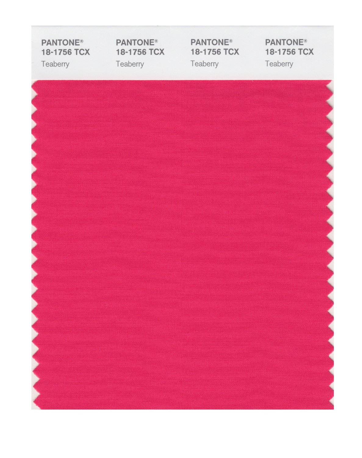 Pantone Cotton Swatch 18-1756 Teaberry