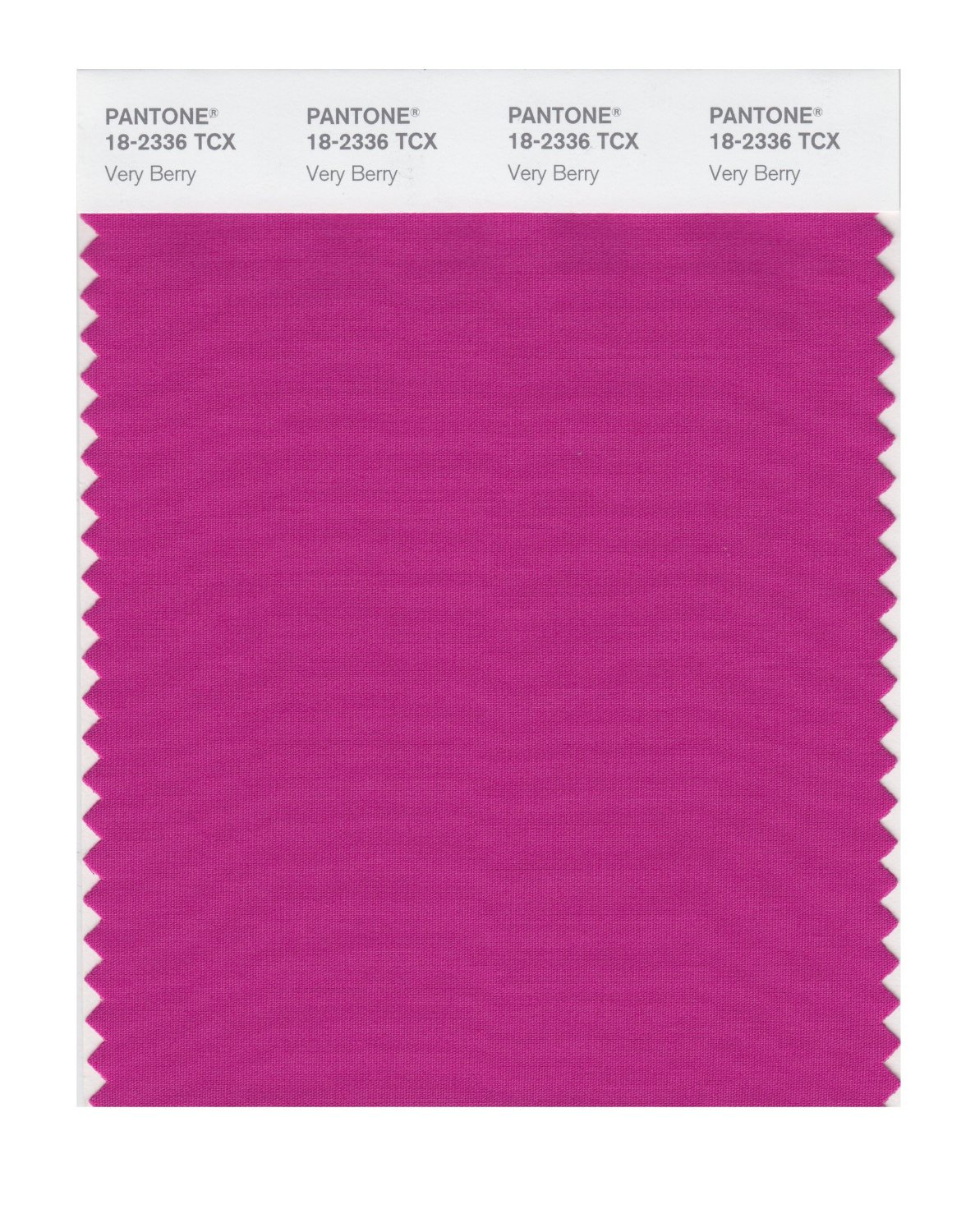 Pantone Cotton Swatch 18-2336 Very Berry